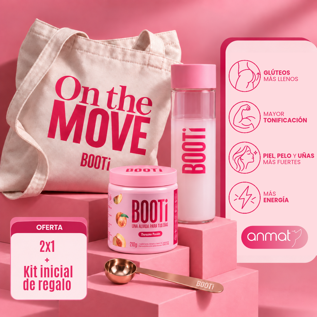 BOOTi™ | Suplemento para glúteos, celulitis, piel flácida y grasa localizada - 2x1