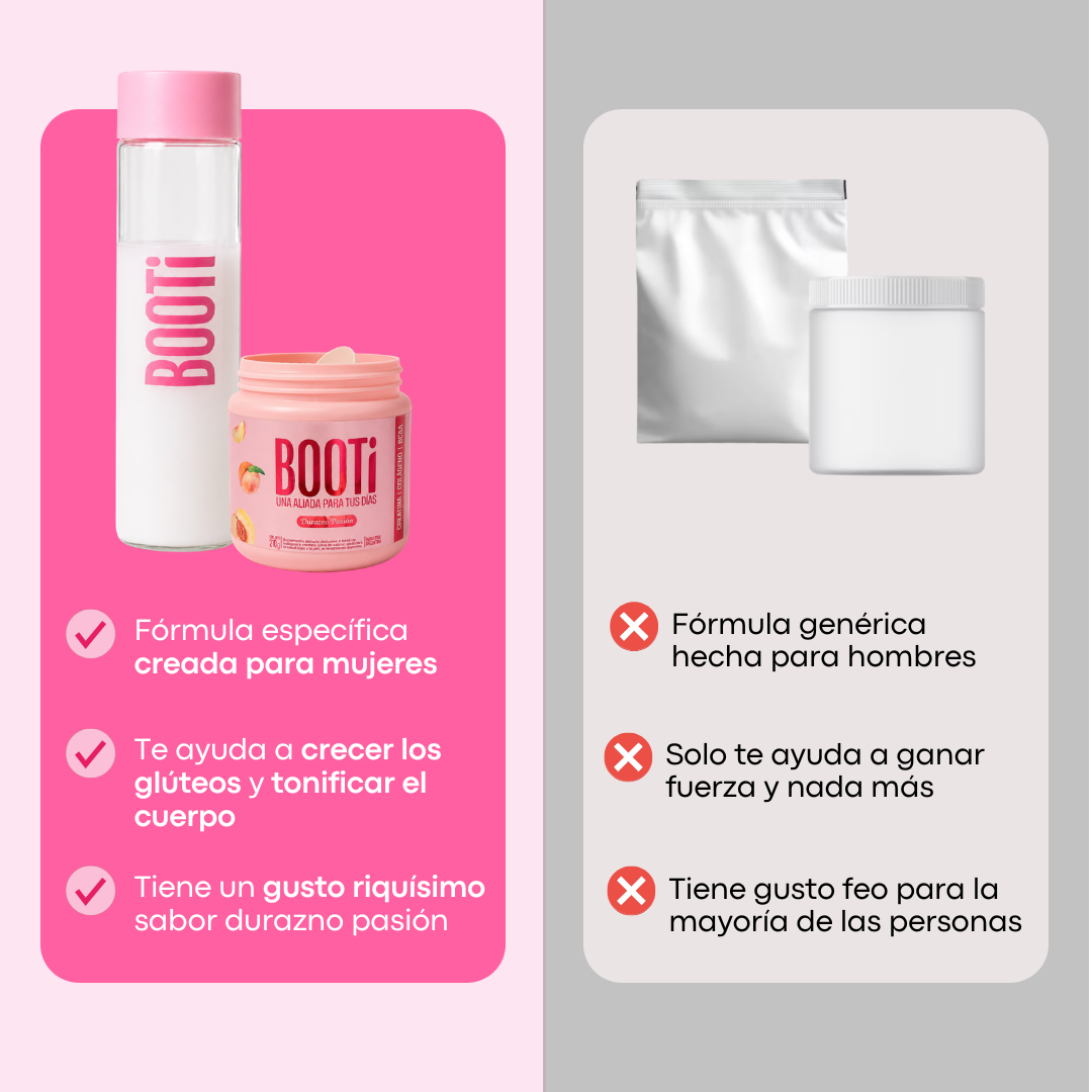 BOOTi™ | Suplemento para glúteos, celulitis, piel flácida y grasa localizada - 2x1