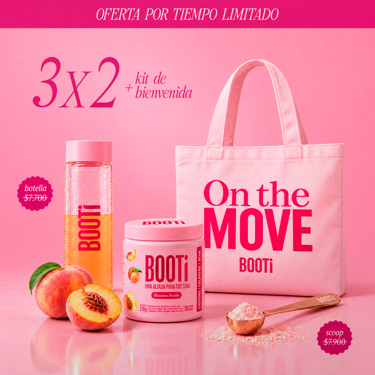 BOOTi™ | Suplemento para glúteos, celulitis, piel flácida y grasa localizada